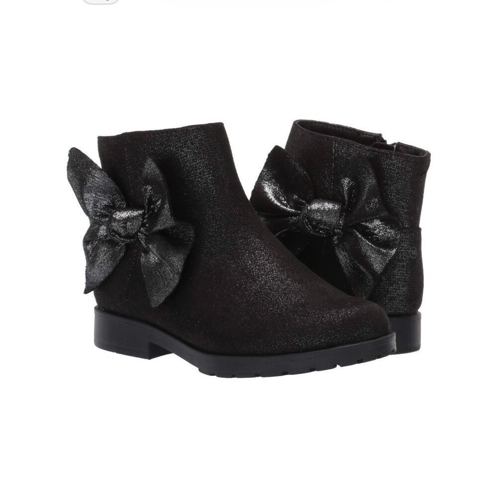 NEW Stride Rite Sr Lorraine Toddler Girls Size 9 Casual Boots Black